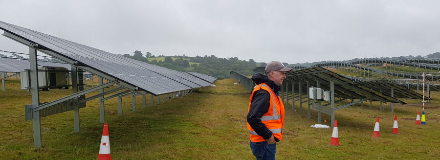 First panels fitted